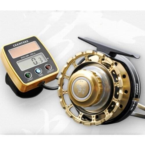 Fish Line Reel 4kg Drag Power Raft Wheel Ocean Boat Fishing Reel With Electric Power Line Counting Multiplier Carretilha Pesca