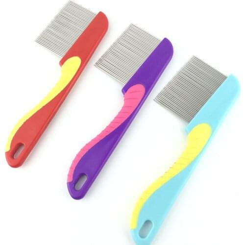Pet Grooming Comb Dog Cat Hair Fur Shedding Trimmer Grooming Rake Comb Gilling Cleaning Tool Removal Brush Dog Supplies