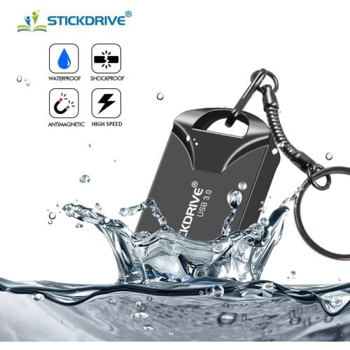 USB 3.0 Metal Flash Drive 32GB 64GB 128GB Pendrive Waterproof usb flash drive Pen 16GB USB Stick Flash Disk High Speed USB3.0