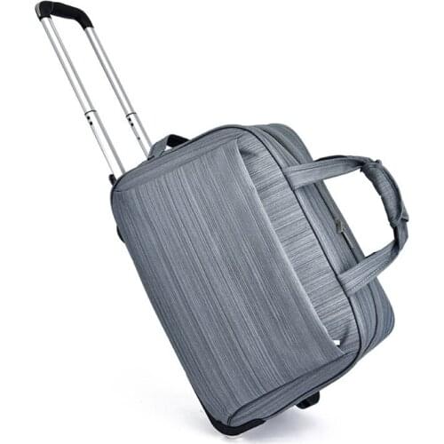 Large Capacity Travel Bag with Wheels for Women Men Travel Suitcase Duffle Carry on Luggage Bag