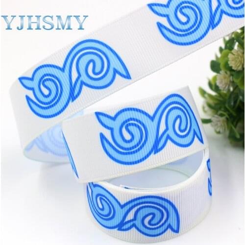 YJHSMY I-19408-900,10yards,25mm Cartoon Ribbons Thermal transfer Printed grosgrain,Clothing accessories,DIY Handmade materials