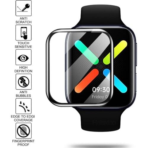 TPU Protective Cover Film for Oppo Watch Film 41mm 46mm Soft Full Screen Protector Film for OPPO Smart Watch 46 MM 2 Type