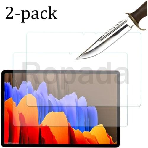 2 Packs for Samsung galaxy tab S7 SM-870 SM-875 Tempered glass screen protector 2.5D 9H 0.33 tablet front cover film