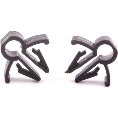 20pcs 6mm 1/4" Nylon Wire Cable Loom Routing Harness Clip Rod 7mm hole 90654-SA4-003 For Accord Civic RSX RL CR-V Insight