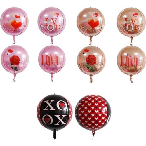 22 Inch 4DLOVE Aluminum Foil Balloons Wholesale Wedding Valentines Day Holiday Birthday Party Balloons