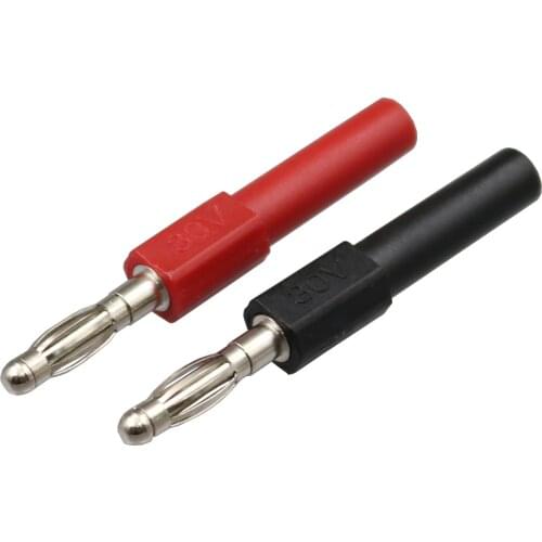 5Pair 4mm Male to 2mm Female Banana Plug Speaker Test Probes Converter Connector