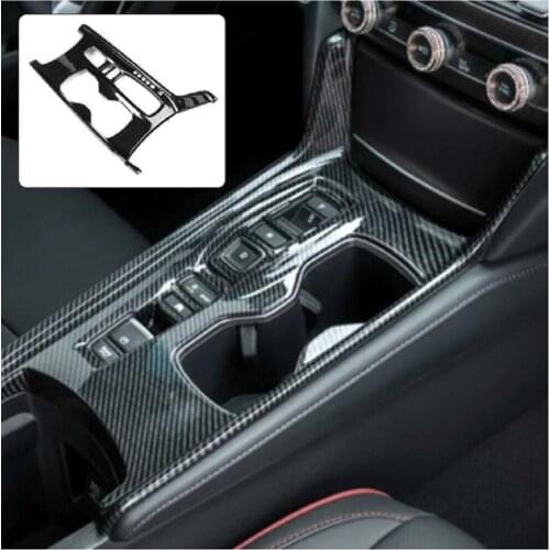 Central Control Gear Shift Box Panel Holder Trim Fits for For Honda Accord 2018-2020 10th Car Sticker Carbon Fiber Style