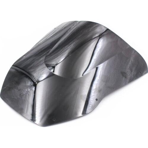 ABS Plastic Motorcycle Black Windshields Windscreen Screen Protector For Kawasaki Ninja ZX12R 2000 2001