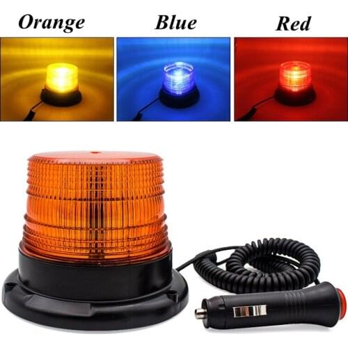 New warning flashlight emergency light LED light car rotating traffic safety light magnet ceiling box flash light flash