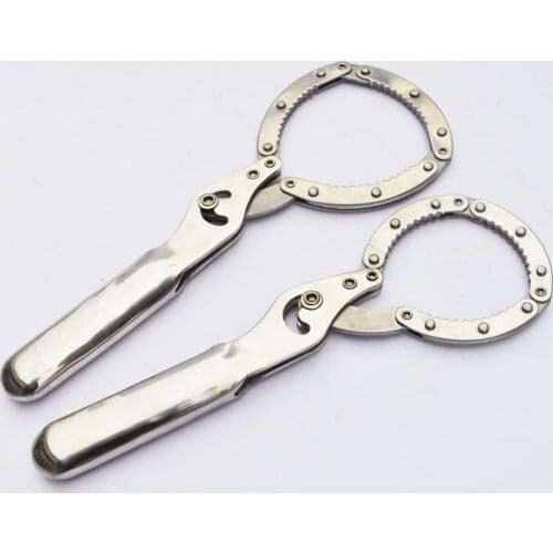 C048 Oil Tool Filter Type Filter Oil Engine Handcuffs Machine New Filter Wrench 55-75mm 75-95mm Auto Repair tool