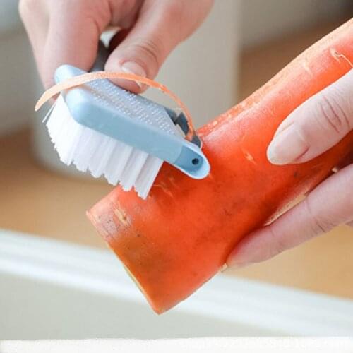 Kitchen Gadgets Peeler Multifunctional Five In One Peeler Vegetable Brush Bottle Opener Garlic Grinder Creative Potato Peeler