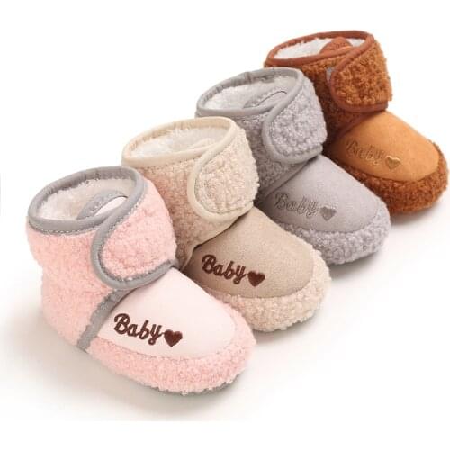 Newborn Baby Socks Shoes Boy Girl Toddler First Walkers Booties Cotton Comfort Soft Warm Infant Crib Shoes