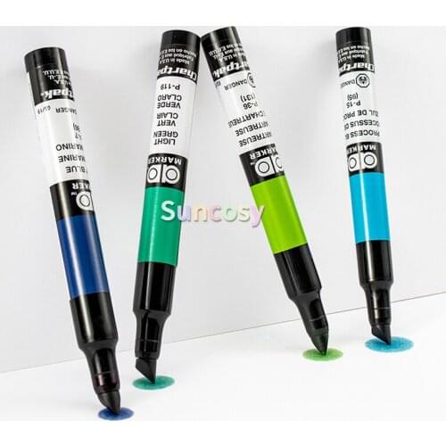 The Original Chartpak AD Marker, Tri-Nib, P77-P139 Assorted Colors 1 Each, Professional, Xylene-based Marker for Art and Design