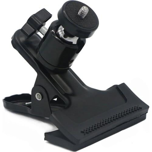 Professional Photograph Studio Camera Flash Light Stand Bracket Clamp, 1/4 Standard thread Hot Shoe Metal Holder Clip, Photogra