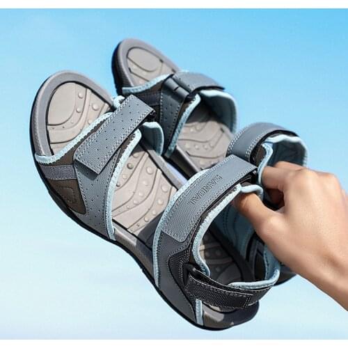 Mens Classic Sandals New Summer Non Slip Soft Breathable Roman Canvas Casual Mens Beach Water Sandals Large 46