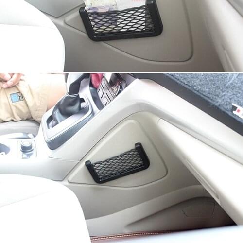 1PC Car Mesh Net Bag Car Organizer Universal Storage Net Holder Pocket