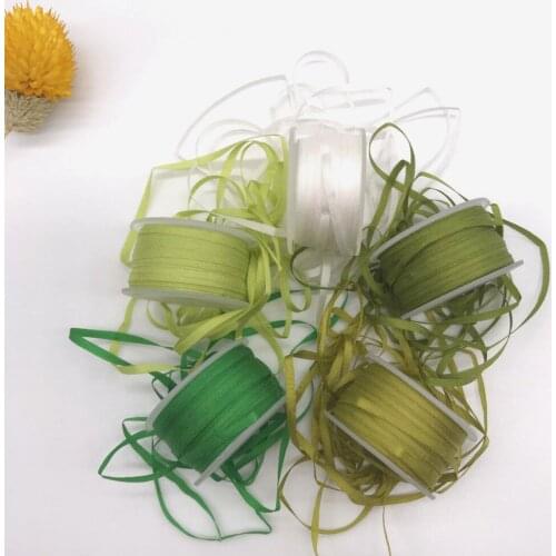 2mm, 10yards/color,silk set,100% real pure silk thin normal silk ribbons for embroidery and handcraft project,gift packing