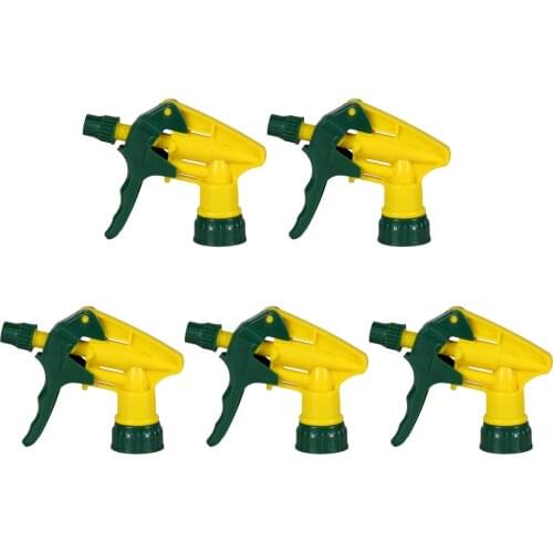 5pcs Heavy Duty Industrial Chemical Resistant Trigger Sprayer Low-Fatigue for Gardening Car Window Cleaning(random color)