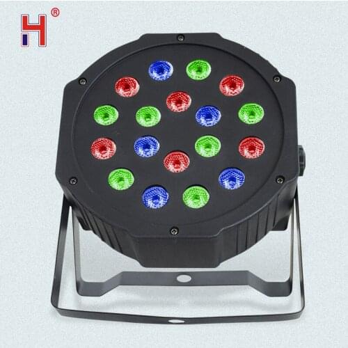Led Par 18X3W Rgbw With Dmx512 For Club Disco Dj Sound Activated Disco Stage Light Christmas Projector Dj Plub Flat Par