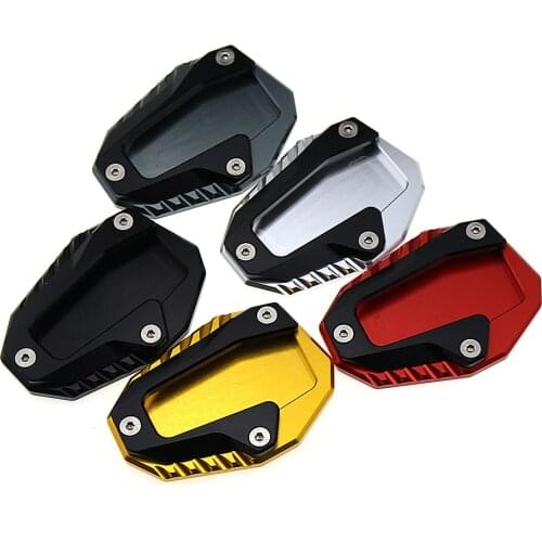 Moto CNC Foot Side Stand Extension Pad Kickstand Plate Enlarge for Ducati Monster 696 795 796 821 Hypermotard 821 939 Supersport