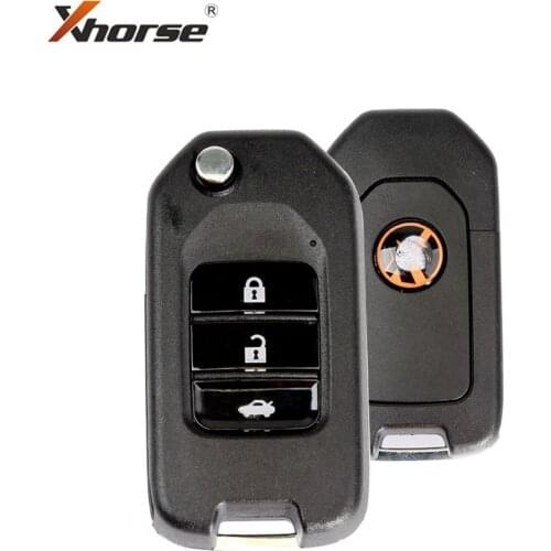 XHORSE VVDI2 XKHO00EN For Honda Type Universal Remote Key 3 Buttons X004 Wire Remote Key 5pcs/lot