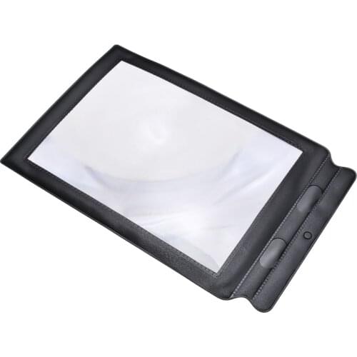 New A4 Sizes Large Sheet Reading Aid Lens 3X Magnifier Magnifying Glass Tool Durable Portable For Seniors Professionals Reading