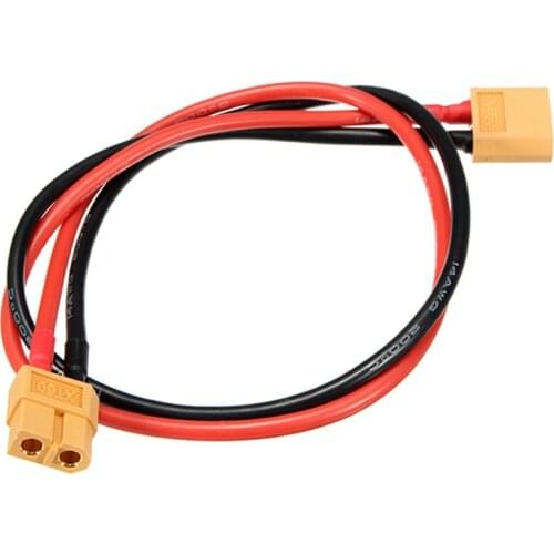 XT60 Female Plug To XT60 Male Plug Adapter Connector With 400mm 14AWG Silicone Wire