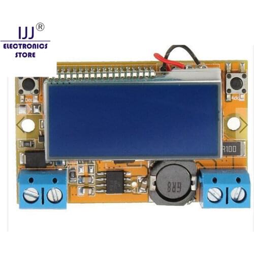 Liquid Crystal Displays DC-DC Step Down Buck Converter Power Supply Adjustable Push Button Module Digital LCD Display 3A Board