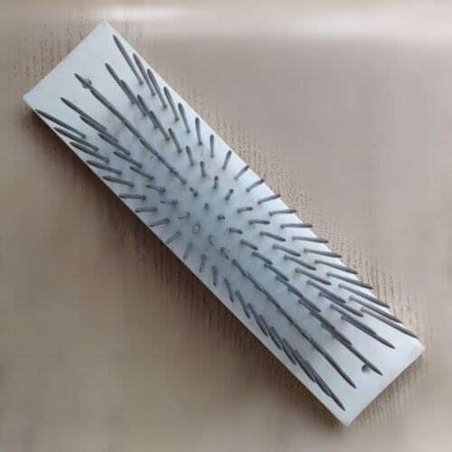 1piece/bag White Hair hackle with 100 pcs needle for comb machine weft