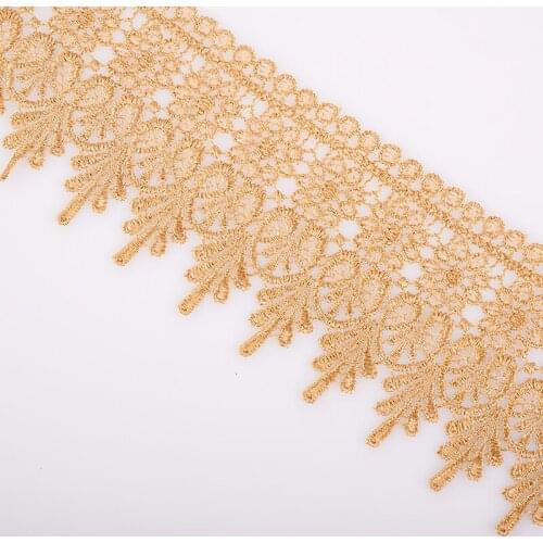 1/ 2 meter 8.5 cm Lace Trim Ribbon for Dress Garment Home Textiles Lace Fabric DIY Crafts Sewing Gray Pink Brown Water Soluble