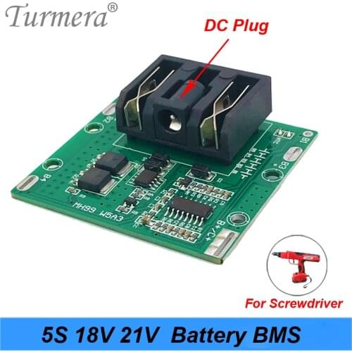 5S 18v 21v 20A Li-ion Lithium Battery BMS 18650 battery screwdriver shura Charger Protection Board fit Turmera 2020