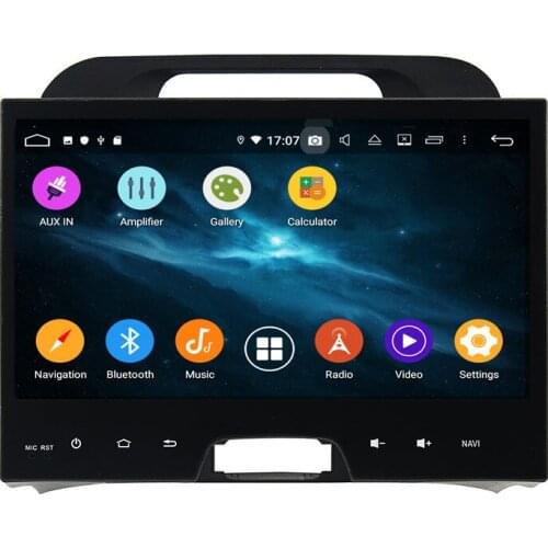 10.1" 2 Din 6 Core Android 9.0 Car Radio For KIA Sportage 2010-2012 Multimedia Player 4G+64G Audio PX6 Stereo 1024*600