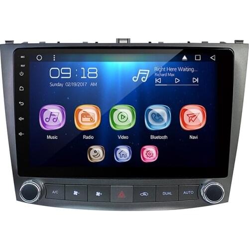 10.1" Android 9.0 Octa-core Ram 2GB Rom 32GB Car Multimedia for Lexus IS250 / IS250C / IS350 2005-2013 with 2.5D Touch screen
