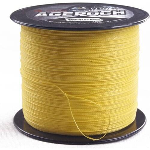 Free Shipping 4 Strands Brand 1000m/1100yard Fishing Line Fishing Tackle 6-100LB Multifilament Fishing Wire Material from Japan