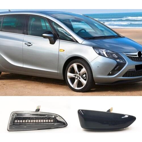 For Opel For Vauxhall Astra J K Crossland X Grandland Insignia B Zafira C LED Dynamic Turn Signal Light Side Fender Marker Lamp