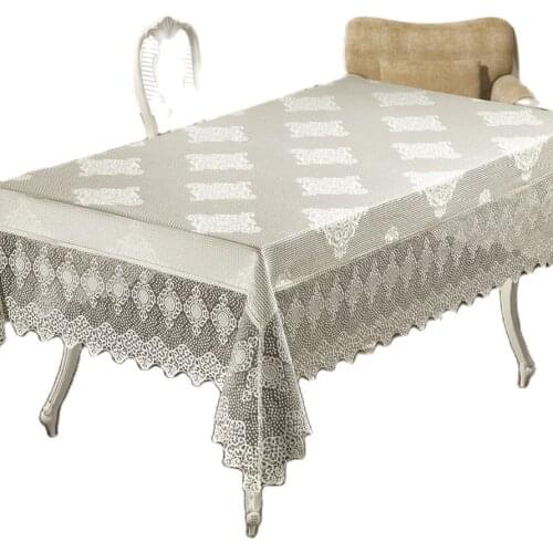 Haspen Lace Tablecloths On The Table