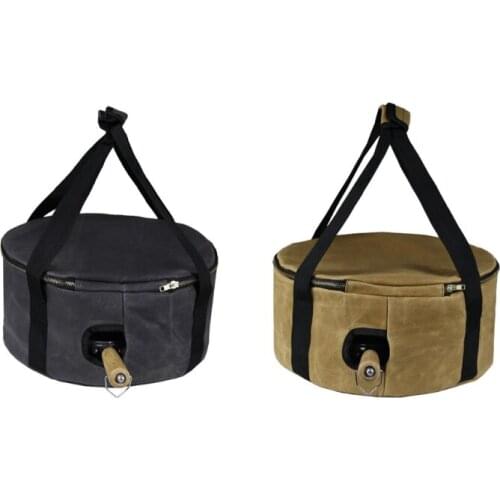 2021 Top Picnic Basket Pot Carry Bag Storage One-Piece Bag Outdoor Camping Gas Stove, Gas Canister Picnic Basket Accessory