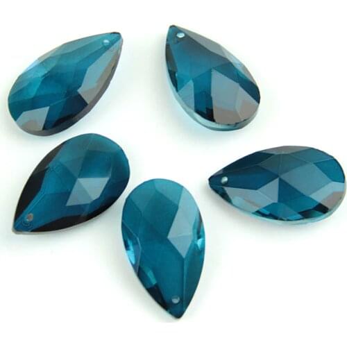 Zircon Blue 22mm/38mm/50mm/63mm/76mm Chandelier Glass Spare Parts Pendent Crystal Used Chandelier Lighting
