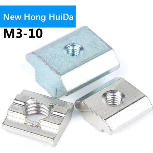 M3 M4 M5 M6 M8 M10 T Block Square nuts T-Track Sliding Hammer Nut for Fastener Aluminum Profile 2020 3030 4040 4545