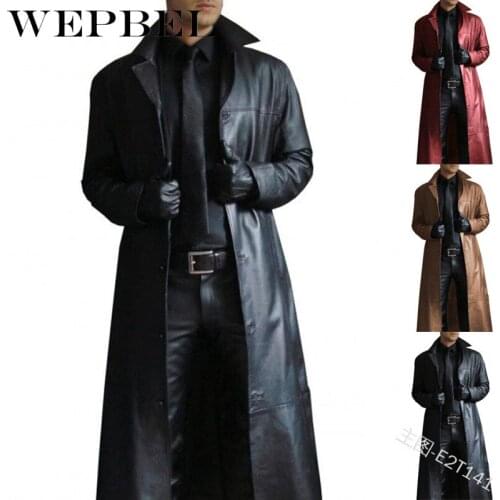 Mandylandy Men's Long Trench Coats