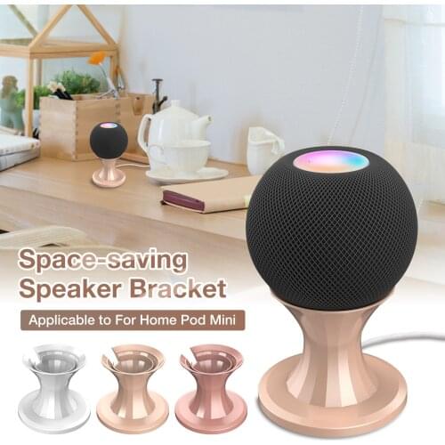 Desk Mount Shelf Stand For Apple Homepod Mini Bracket Holder Tablet Stand Mount Holder Space-Saving Solution For Smart Home