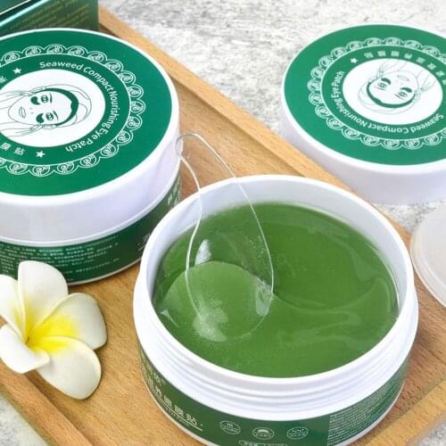 Eye Patches Collagen Hydrogel Ageless Anti Aging 60PCS Seaweed Anti Wrinkles Eyes Mask Light Dark Circles Eye Mask