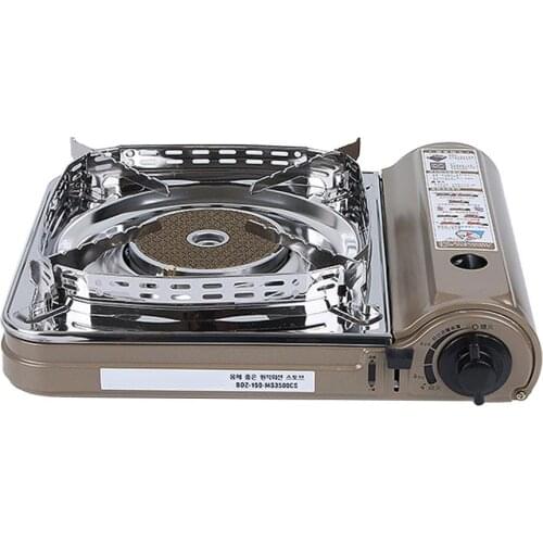 Butane Gas Stove Outdoor Camping Portable Windproof Butane Countertop Range with Carrying Case