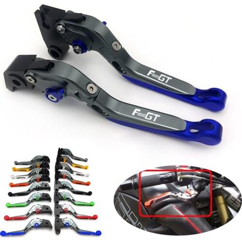 Motorcycle Folding Extendable Clutch Brake Levers Handle Accessories CNC Aluminum Adjustable For BMW F800GT 2013-2016 2013 2014