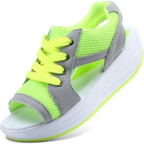 Fashion Ladies Shoes Thin Block Heel Shoes Summer Womens Sandals Shoes Wedges Beach Sports Sandalias Mujer Sandalia Feminina