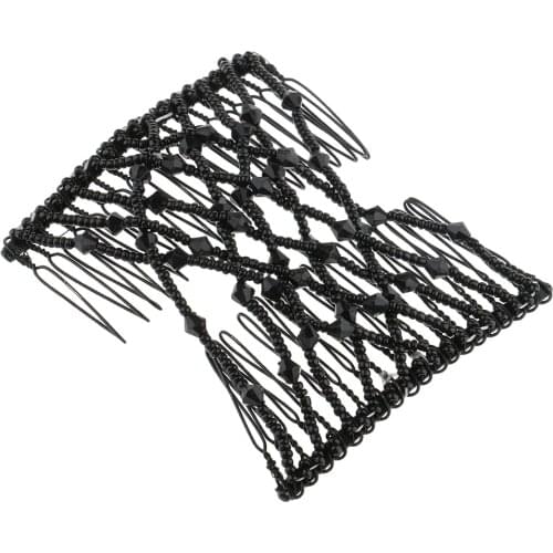 1 Pcs Double Combs Clip Stretchy Lightweight and strong - Holds Hair Tightly Comfortably Women Ladies Hair Accessories Tools