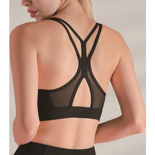 VigoBreviya Women Push Up Seamless Sports Bra Female High Impact Mesh Workout Sport Top Crop Fitness Wear For Yoga Gym Brassiere