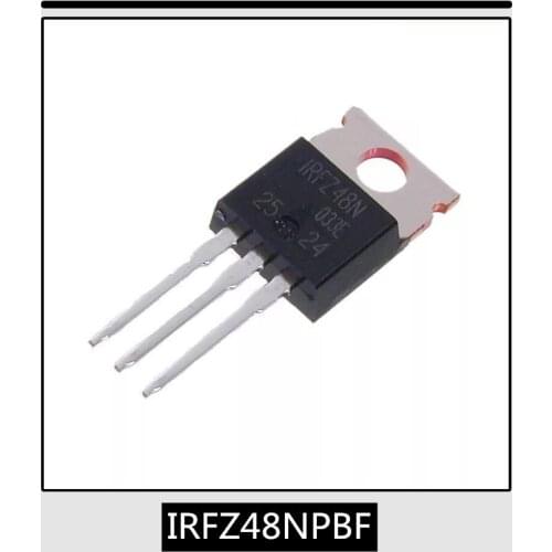 10PCS 2018+ 100% brand new imported original authentic IRFZ48NPBF TO-220 IRFZ48N TO220 field effect transistor N-channel MOS tub