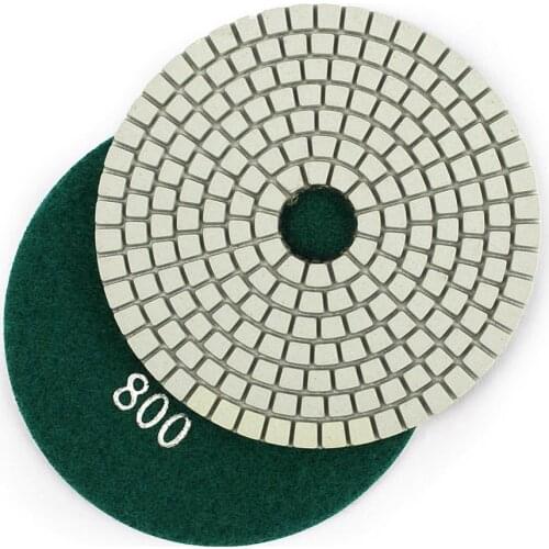 4" Diamond Polishing Pad For Granite Marble Flexible 1 Piece 100mm Concrete Stone Polish Disc Wet Buffing Grinding Wheel