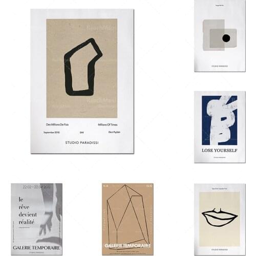 Abstract line printable art, modern wall decoration, minimalist poster, Scandinavian wall art canvas painting modern home decora